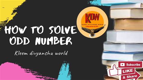 odd no kya hota hai|What is odd number .
